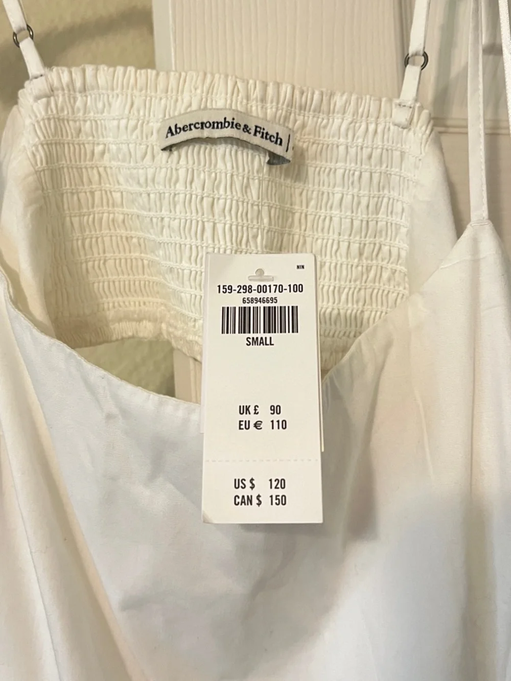 Abercrombie drop waist cutout maxi dress